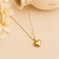 Minimalist Heart Pendant Necklace