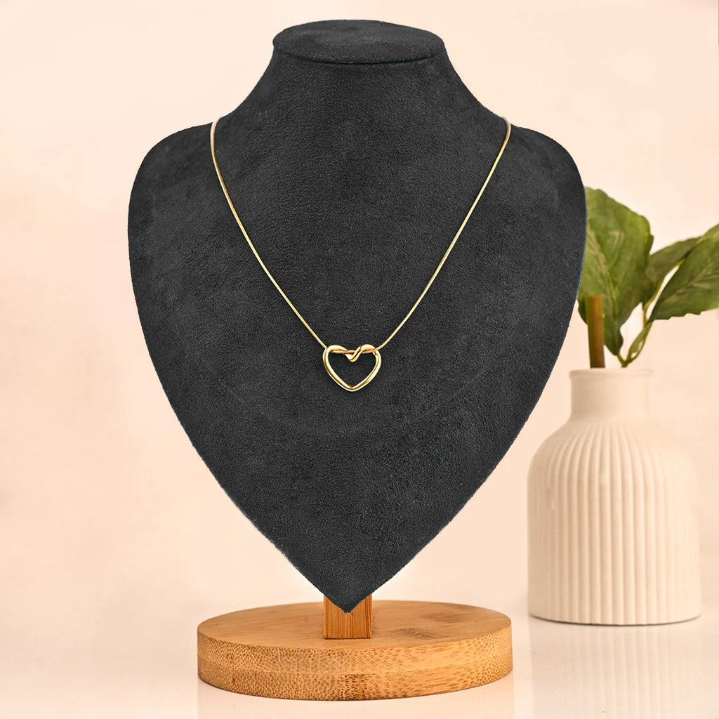 Minimalist Heart Pendant Necklace